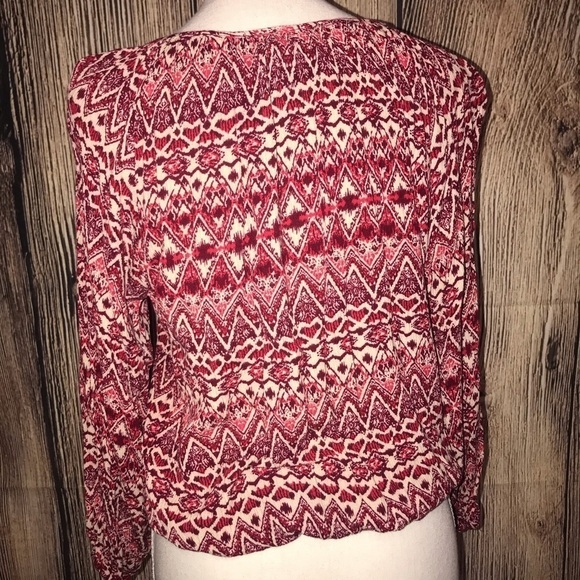 Panhandle Medium Pink Bohemian Long sleeved Shirt - Picture 3 of 6